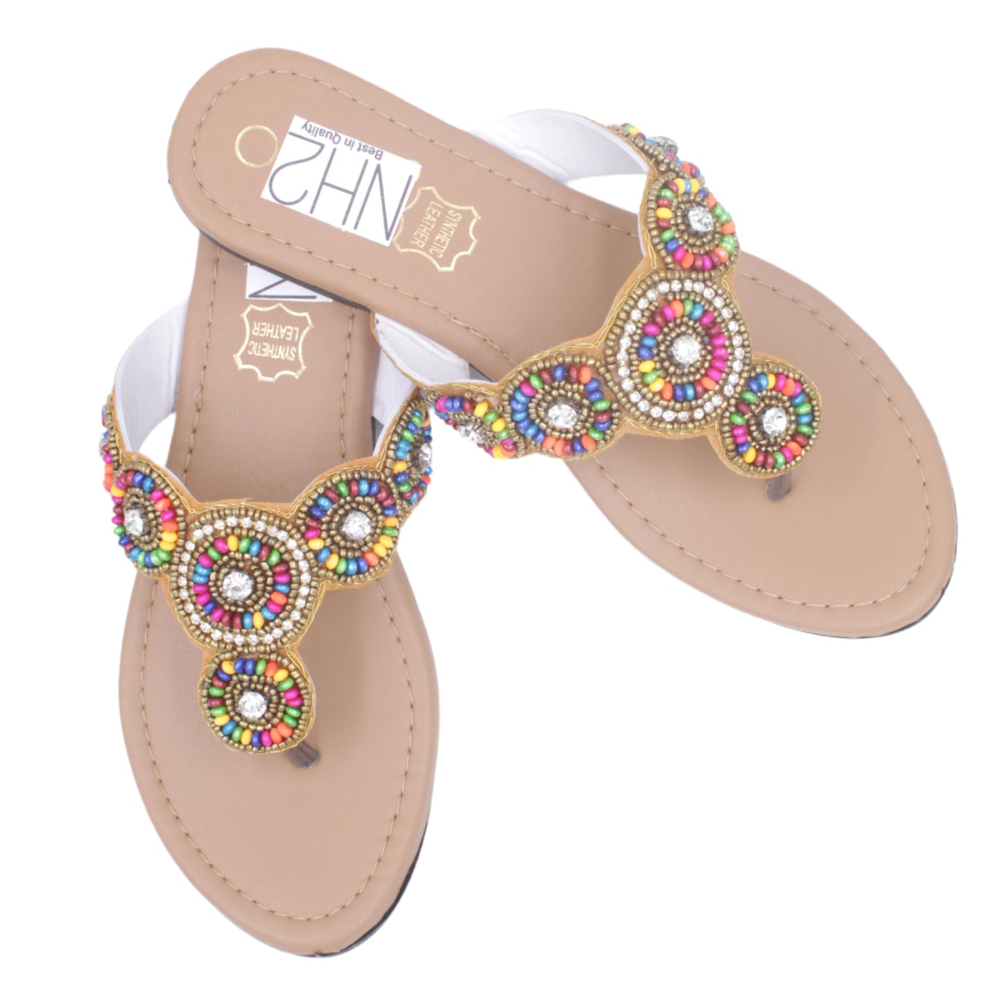 Phulwariya Ethnic flat sandals for women